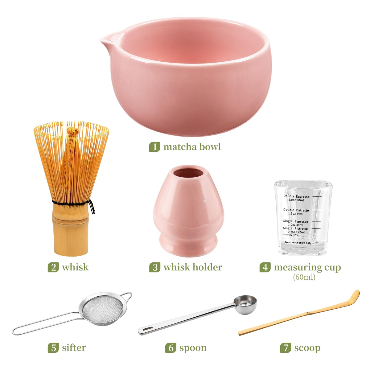 YIBO stainless steel matcha sifter for smooth mixtures