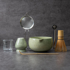 YIBO matcha whisk and bowl set for a foamy, smooth cup