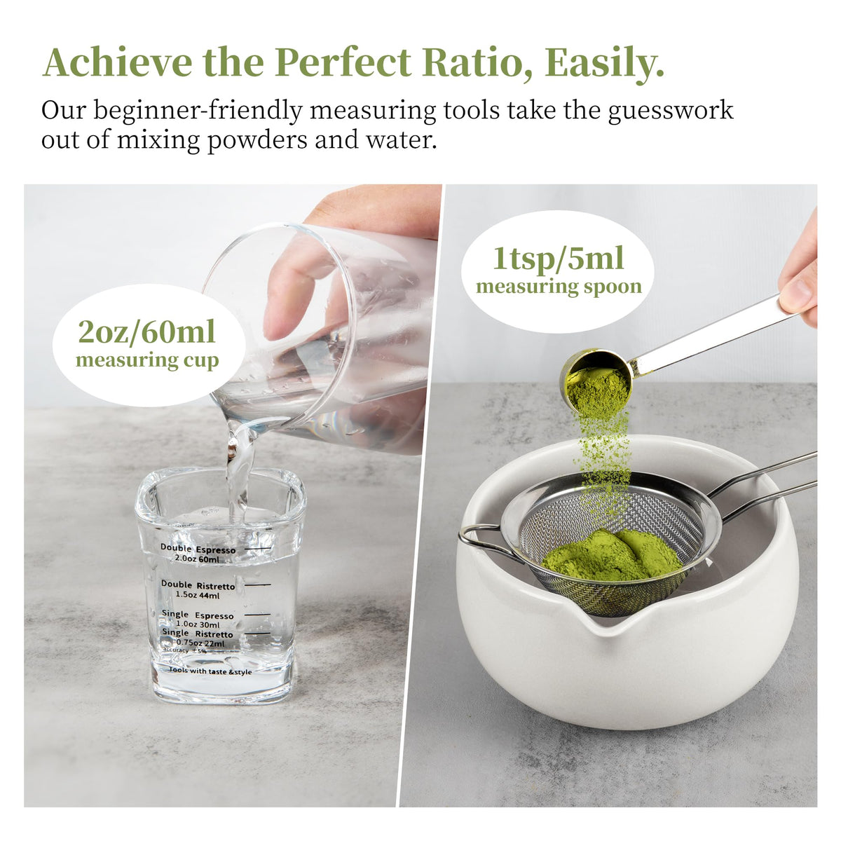 YIBO ceramic holder keeps whisk upright and ready