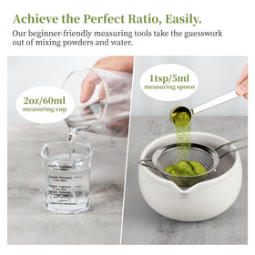 YIBO ceramic holder keeps whisk upright and ready