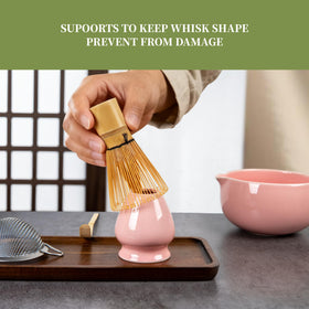 YIBO measuring cup for easy, clean portioning of matcha
