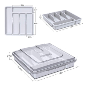 YICOCHI lid-tight dustproof design guards utensils during storage and transport.