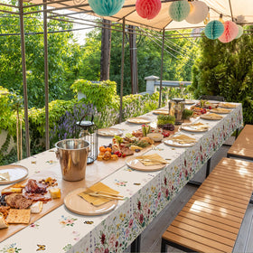 YIDAKO 3-pack tablecloths, ready for party prep.
