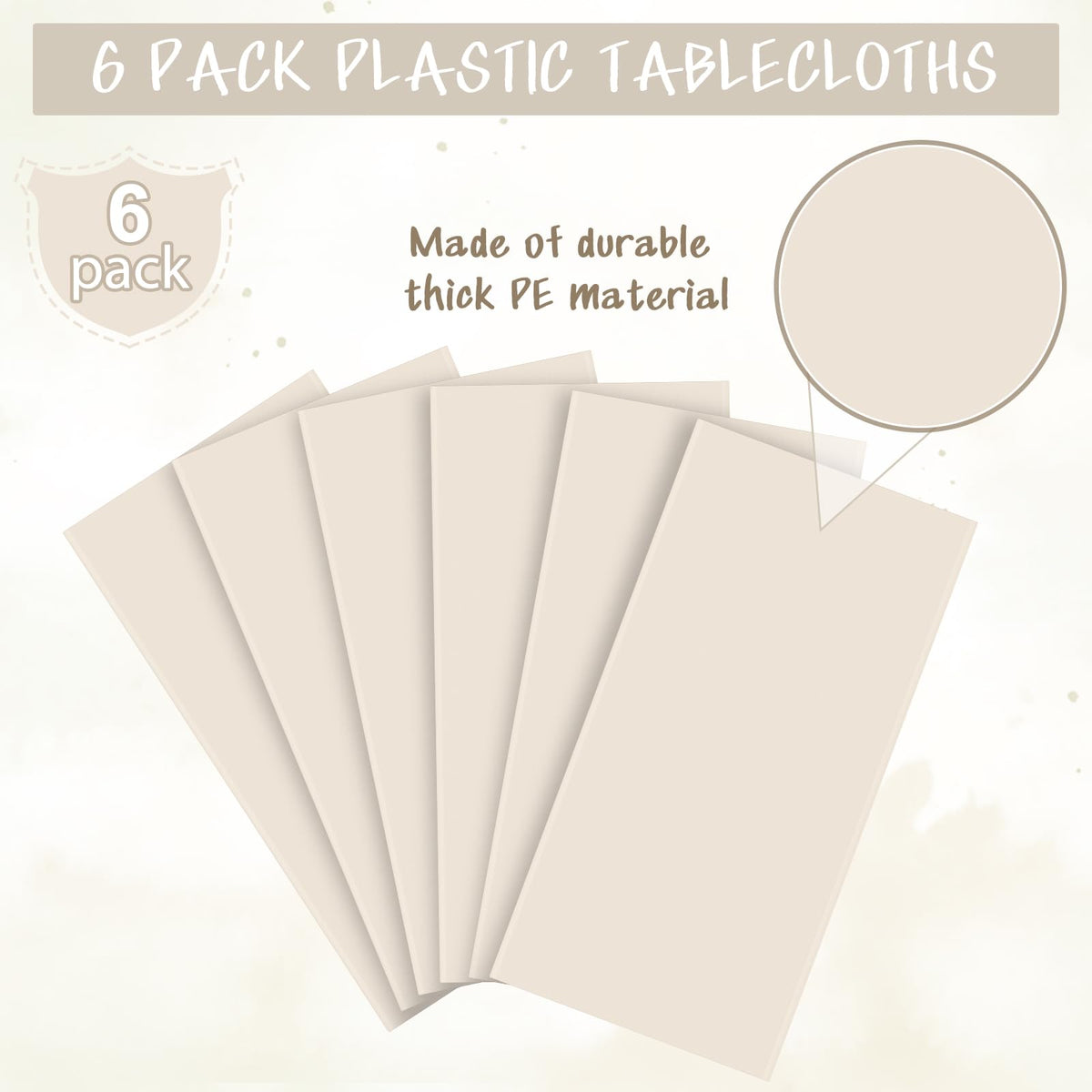 YIDAKO easy-clean disposable tablecloth simplifies post-event cleanup
