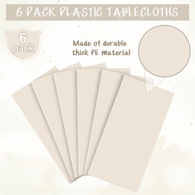 YIDAKO easy-clean disposable tablecloth simplifies post-event cleanup