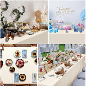 YIDAKO versatile tablecloth for indoor and outdoor events.