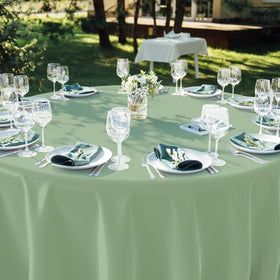 Close-up shows smooth surface and sturdy plastic material of YIDAKO tablecloth.