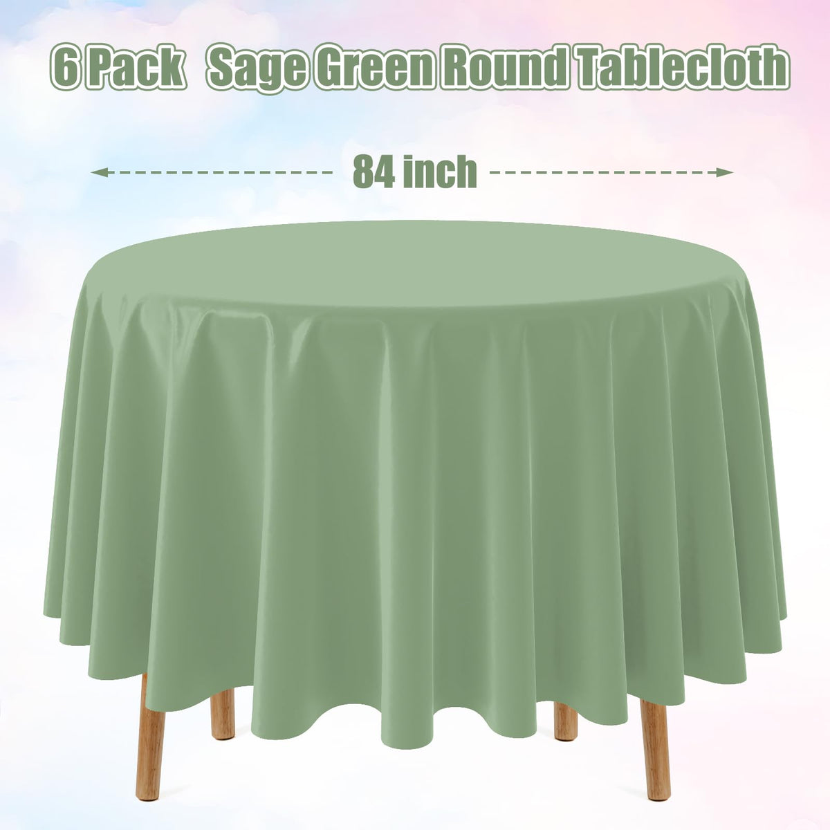 YIDAKO sage-green waterproof closeup demonstrates easy cleanup after meals.