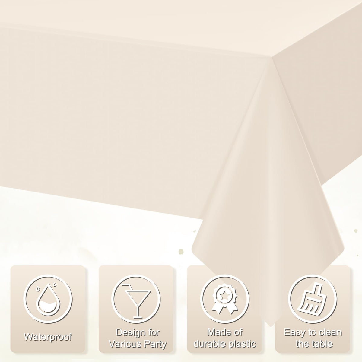 YIDAKO waterproof table cover protects tables indoors and outdoors