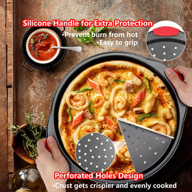 YIDAZLE carbon steel pan showcases durability with non-stick coating.