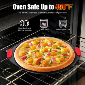 YIDAZLE pan demonstrates oven-safe and dishwasher-safe design for easy cleanup.