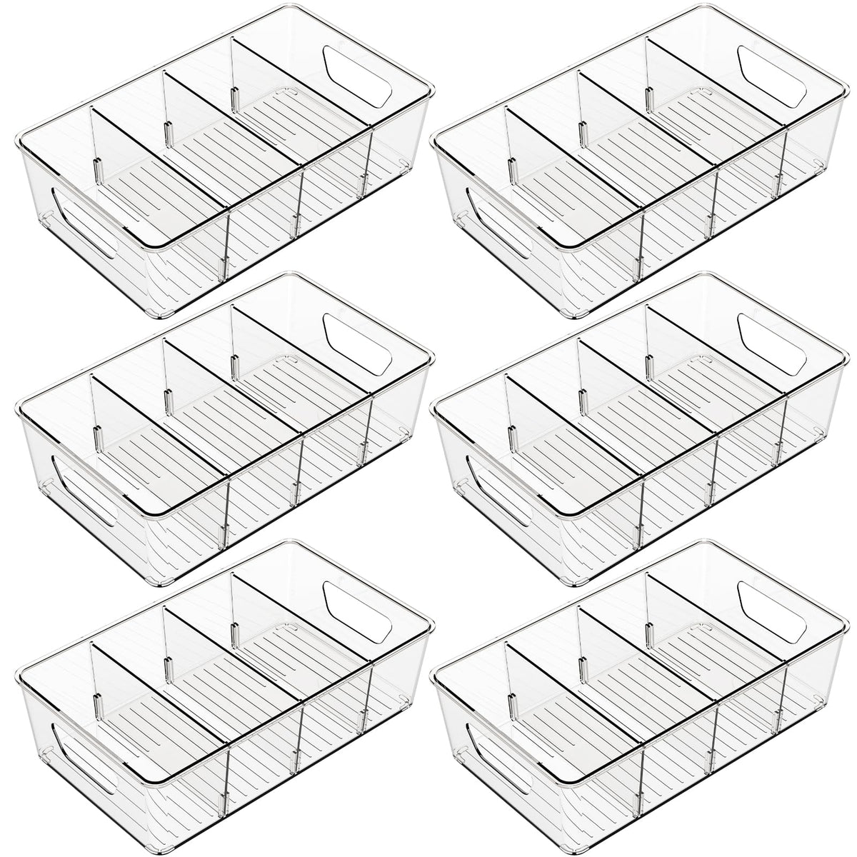 Yieach BPA-free durable organizer for everyday food storage and beverage organization.