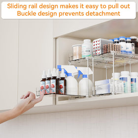 Yieach cosmetics makeup storage drawer helps keep beauty products sorted and ready.