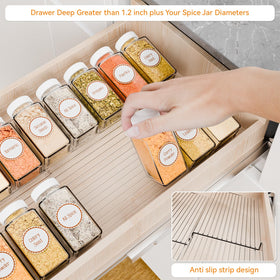 Yieach easy-clean spice rack for simple maintenance