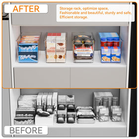 Yieach large BPA-free storage bin designed for sturdy pantry use.