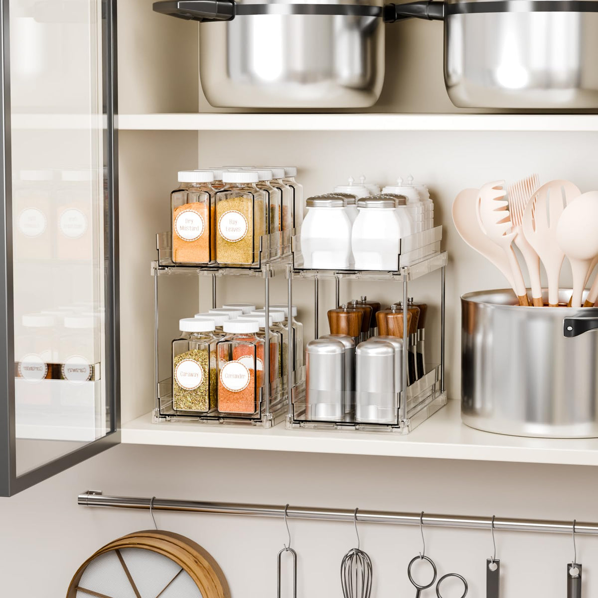 Yieach pill bottle storage drawer makes meds easy to reach and organize.