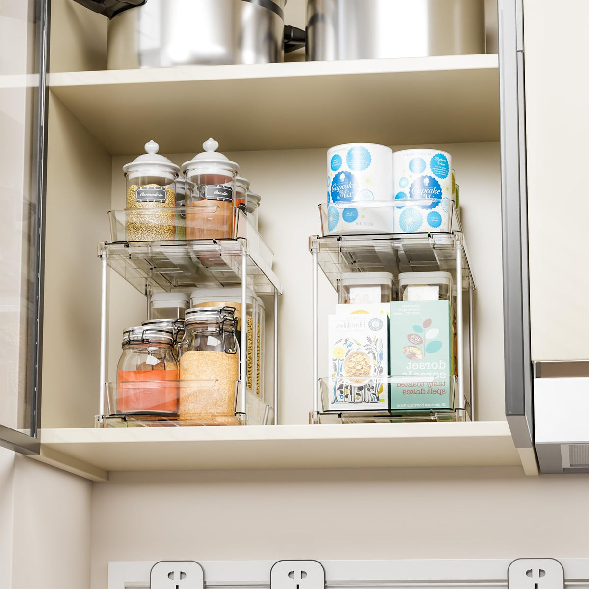 Yieach sturdy under-counter drawers for daily use.