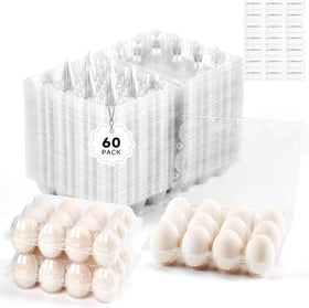 YIFIHGE jumbo egg carton lid close-up showing secure closure for transport