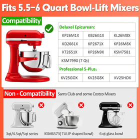 YIFOCUS silicone edge cleans bowl sides during mixing for even results