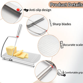 YIHAOSSING cheese slicer dishwasher-safe for easy cleaning