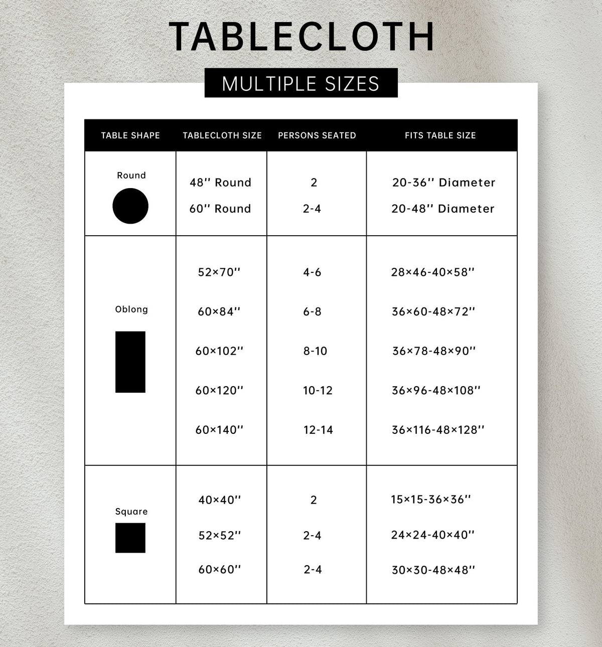 YiHomer Pastoral round tablecloth features a half-inch hem for tidy edges.
