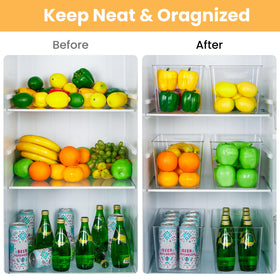 YIHONG shelf-tidy bin shown on a cabinet for better organization