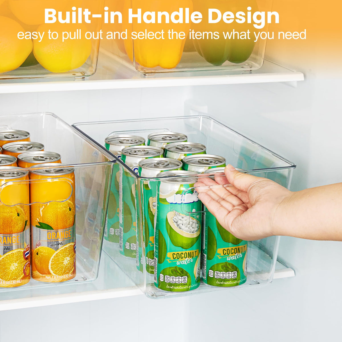 YIHONG BPA-free durable storage bin suitable for daily kitchen use