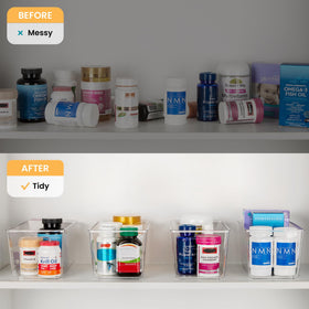 YIHONG multi-purpose bin for vegetables, yogurts, and small items.