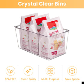 YIHONG refrigerator organizer bin enhances visibility of condiments.