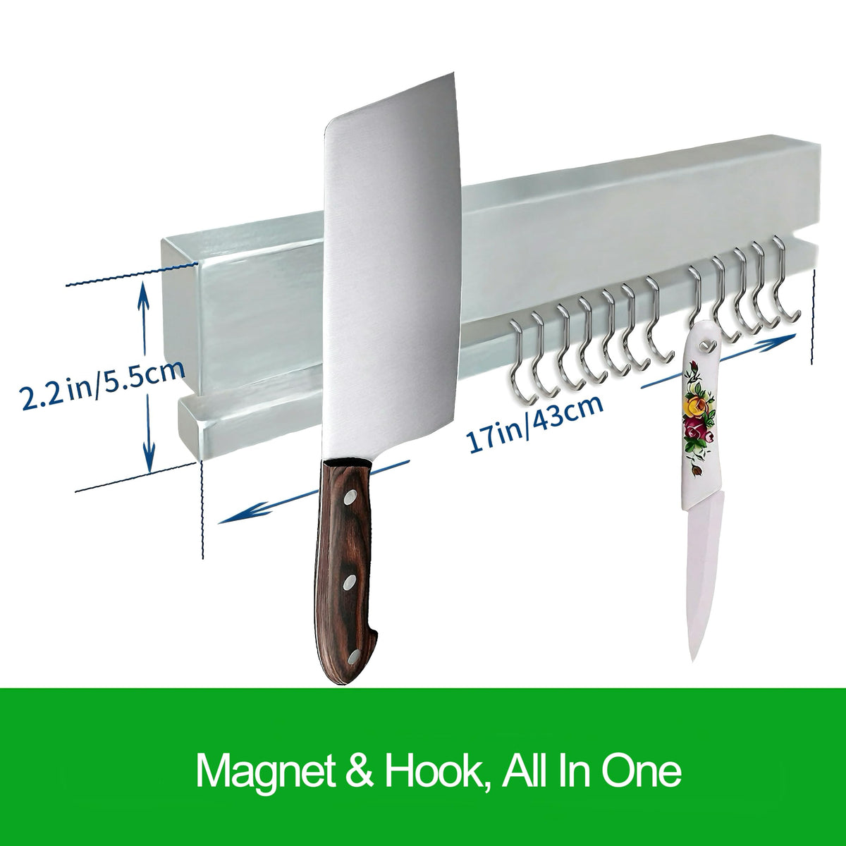 YIIYIIN adhesive installation shown on smooth surface for tool-free mounting