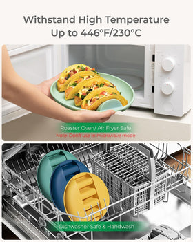 YIIYOUNG non-slip taco stand prevents slides during serving