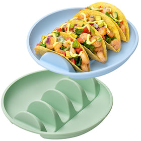 YIIYOUNG silicone taco holders set of 2 keep tacos upright for easy filling
