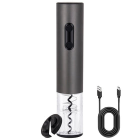 Yiizy electric wine opener removes corks quickly for effortless entertaining.