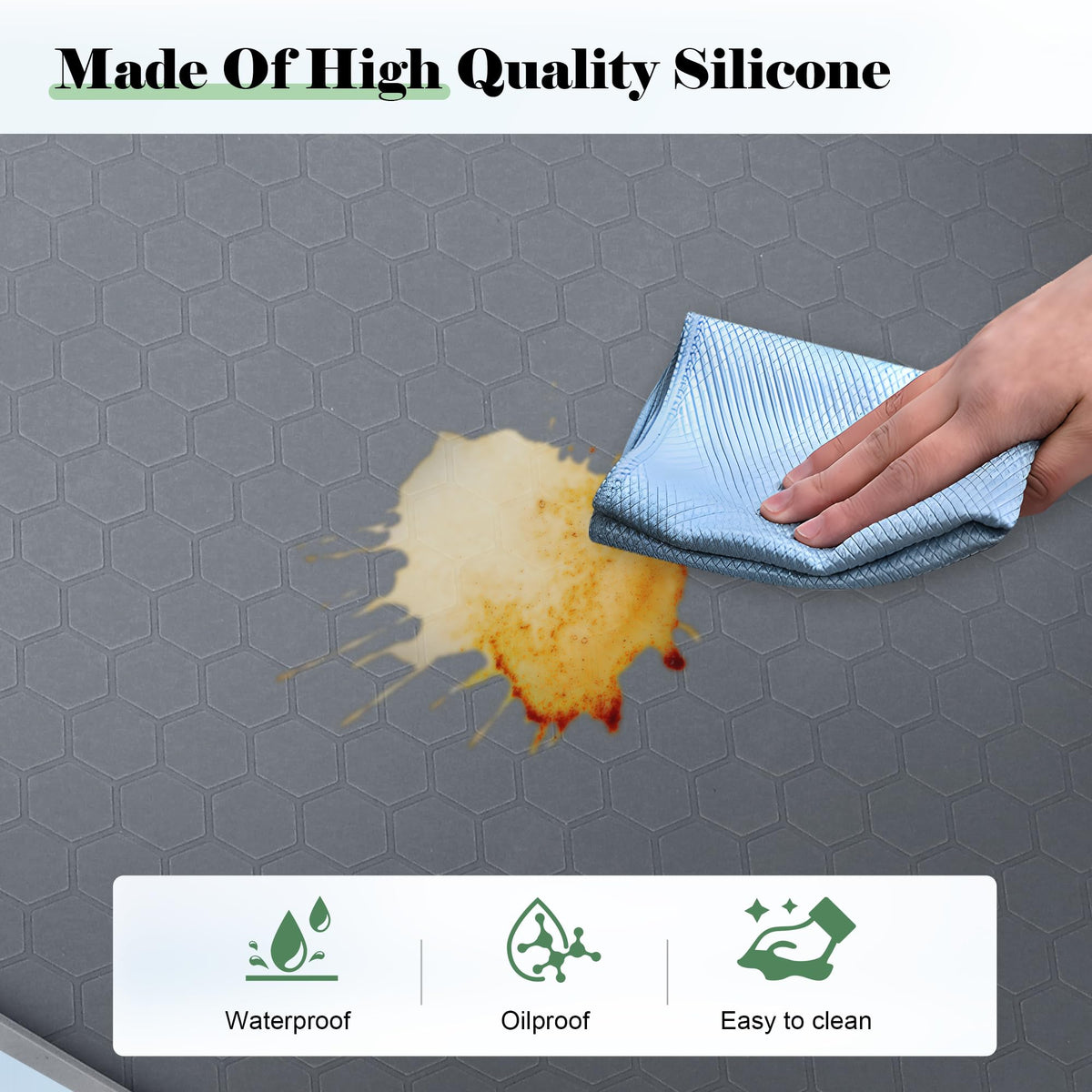 YIJUANGFA easy-clean surface simplifies maintenance with damp cloth and soap.