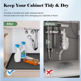 YIJUANGFA versatile mat fits standard cabinets for organized spaces.