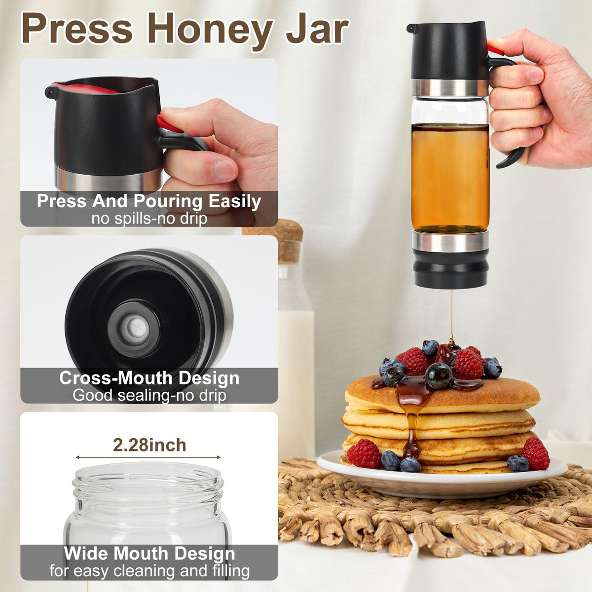 YIK TUNG removable lids enable quick filling and cleaning.