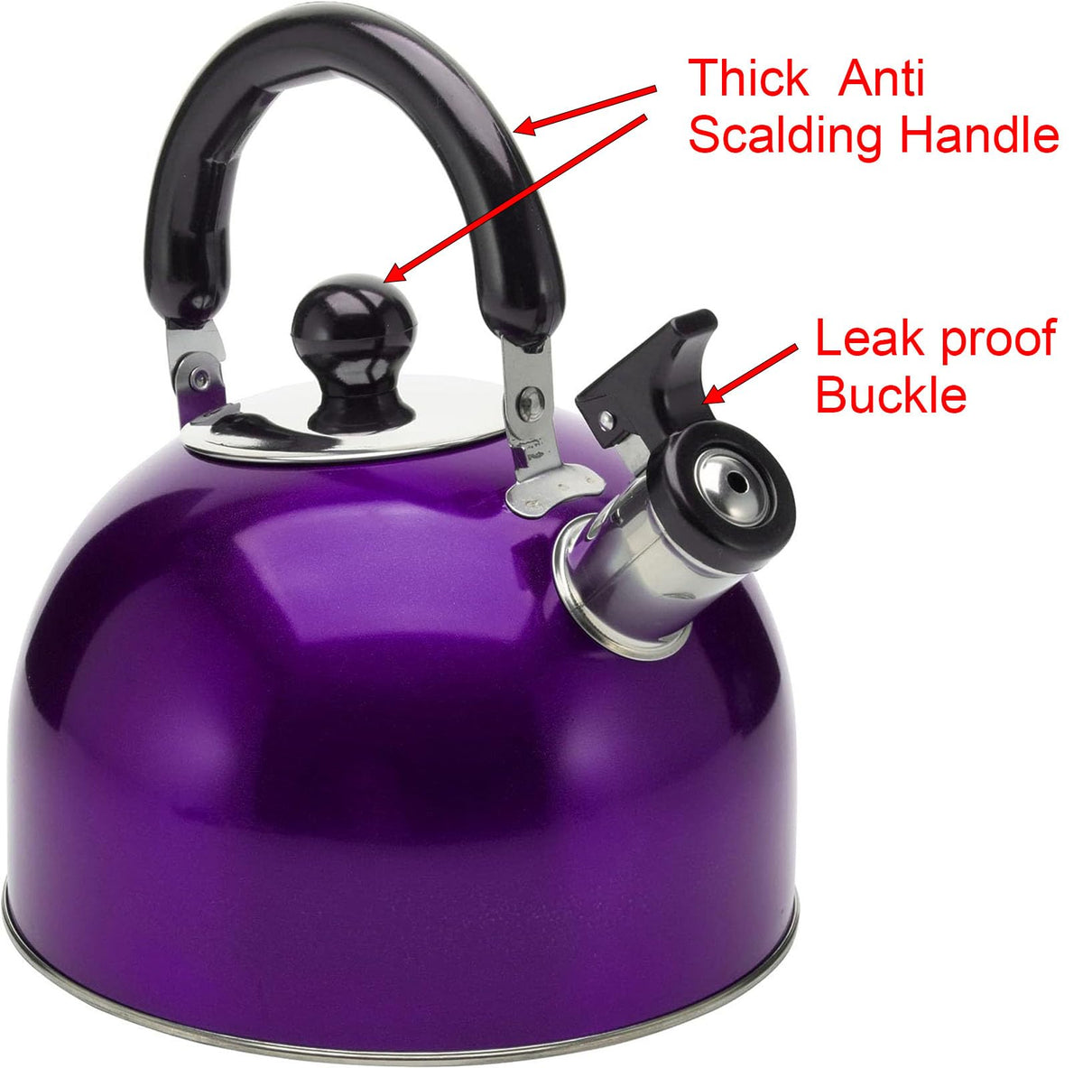 YIKANGHENG 3L tea kettle with pour spout for easy pouring and brewing