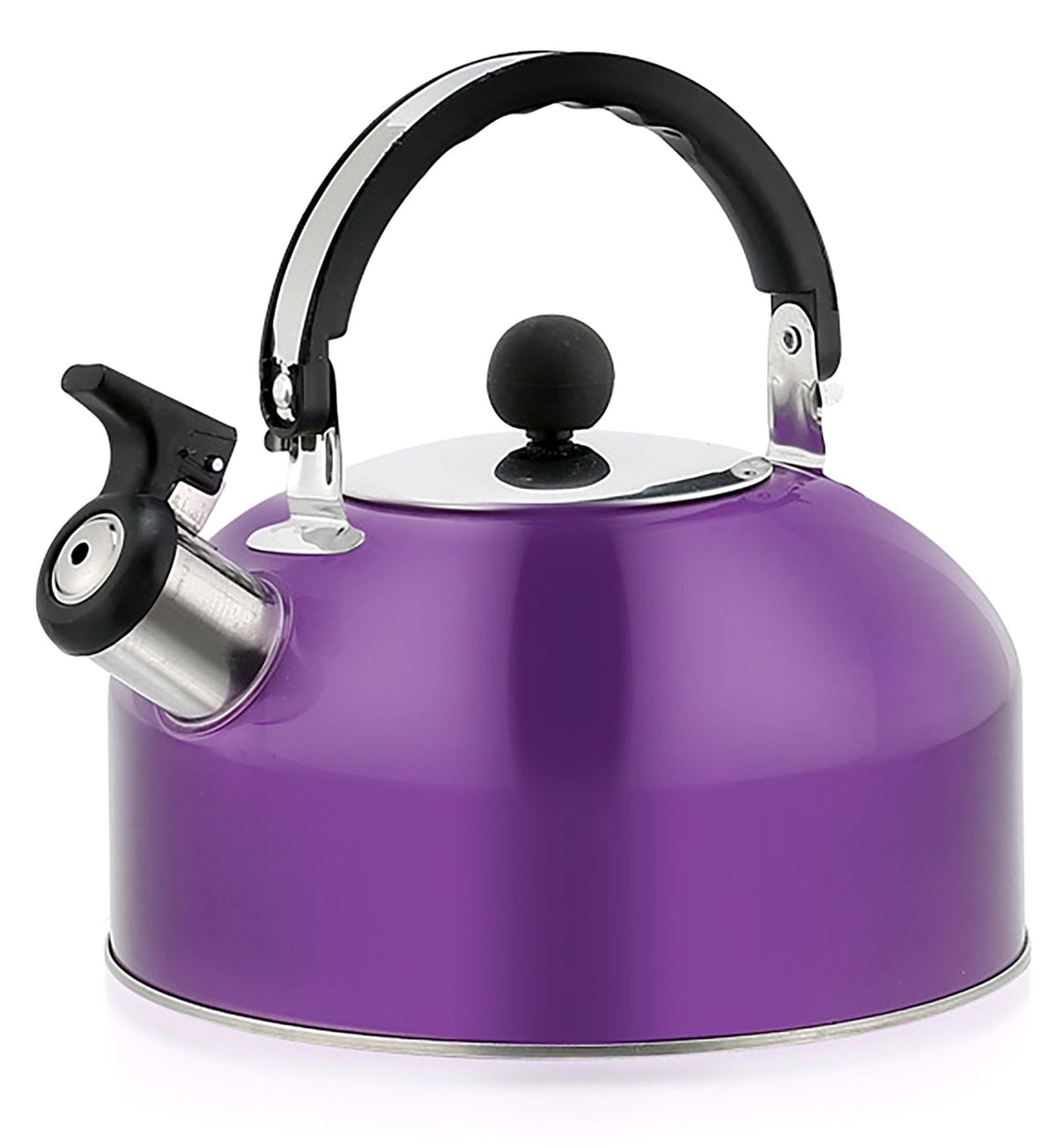 YIKANGHENG 3L tea kettle with purple coating for quick boiling and tea brewing