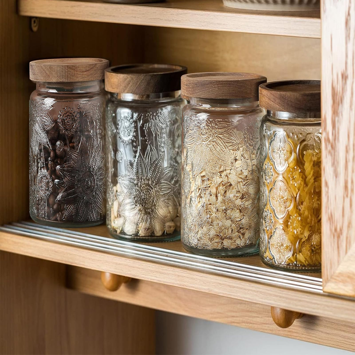 Yiluokuang versatile kitchen canisters store tea, coffee, sugar, and snacks