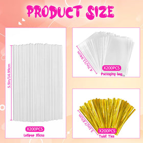 YimeBand 200 golden twist ties add elegant detail to wrapped treats