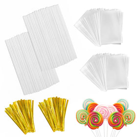 YimeBand 600pcs lollipop sticks kit packaging for convenient DIY dessert assembly