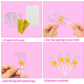 YimeBand party and wedding cake pop kit for celebrations