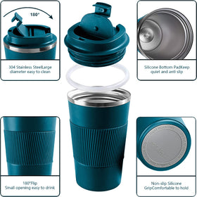 Close view of leakproof lid with sealing ring for travel