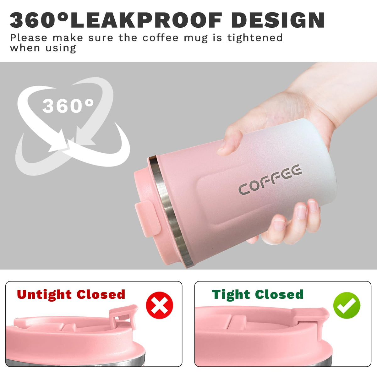 YINBAOGE wide-mouth design makes cleaning and filling easy
