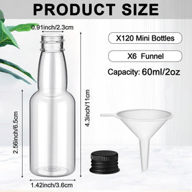 Yinder shot bottle with airtight cap keeps contents fresh.