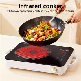 YINGENKOE fast-heating hot plate ideal for dorm rooms and small kitchens