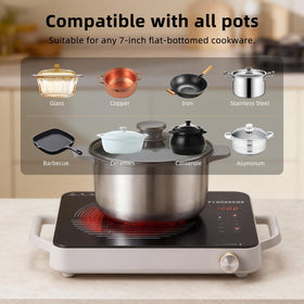 YINGENKOE safe versatile heating technology supports any cookware type