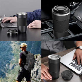 YINJOYI 70mm base fits most car cup holders for stable travel.