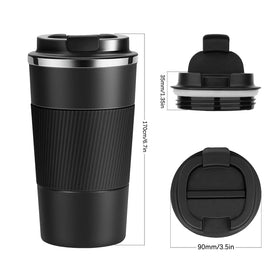 YINJOYI leakproof travel mug stays secure in bags and cars on the go.
