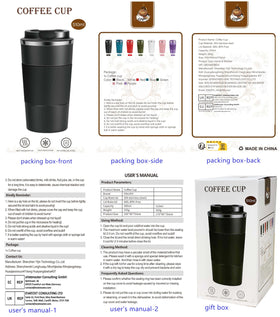 YINJOYI slim 17oz mug suited for on-the-go coffee lovers.